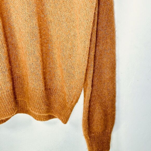 Free People‎ Revolve Gossamer alpaca wool oversized sweater terracotta S GUC - Picture 6 of 12